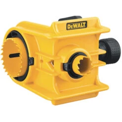 DeWalt Door Lock Installation Kit - Adjustable Bushing - Non-Arbored Hole Saws - Bi-Metal Blade