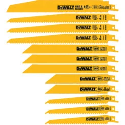 DEWALT Reciprocating Saw Blades - 12-Piece Set - Bi-Metal - Demolition