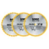 DeWalt Construction Saw Blade - 3-Piece Set - 12-in Dia - 32T And 80T - Tungsten Carbide Teeth
