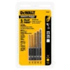 DeWALT Impact Ready Twist Drill Bit - 5-Piece Set - Pilot Point Tip - Hex Shank