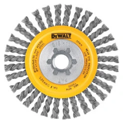 DeWalt Stringer Wire Wheel - Carbon Steel - 1 Per Pack - 4-in Dia X 7/8-in Bristle L