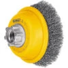 DeWalt Cup Brush - Crimped Wire - 1 Per Pack - 4-in Dia X 1 1/8-in Bristle L