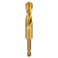 DeWALT Titanium Impact Ready Drill Bit - 1/2-in Dia X 4-in L - Pilot Point Tip - Hex Shank