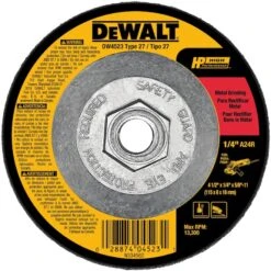 DEWALT 4 1/2-in X 1/4-in X 5/8-in High-Performance Metal Grinding Wheel