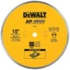 DeWalt XP Extended Performance Masonry Tile Blades - 4-in Dia - Diamond-Matrix - Wet And Dry Cutting