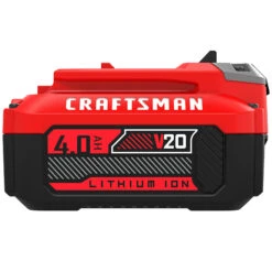 Craftsman 20-Volts 4Ah Premium Lithium Ion Battery - 3-LED Charge Indicator - No Self-Discharge - 1-Hour Charge Time -Tool Nomic Sales 00276562d L