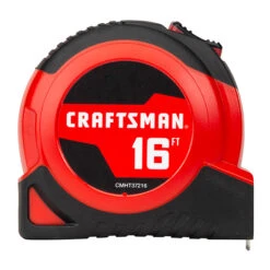 Craftsman Self-Locking Measuring Tape - 3/4'' X 16' - Red -Tool Nomic Sales 00276607 L