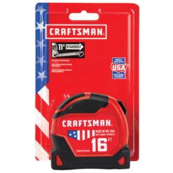 Craftsman PRO-11 Measuring Tape - 1.25'' X 16' - Red And Black
