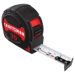 Craftsman PRO-10 Measuring Tape - 1.25'' X 30' - Black And Red 8 Craftsman PRO-10 Measuring Tape - 1.25'' X 30' - Black And Red -Tool Nomic Sales 00276620 L