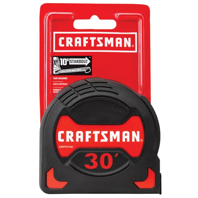 Craftsman PRO-10 Measuring Tape - 1.25'' X 30' - Black And Red 6 Craftsman PRO-10 Measuring Tape - 1.25'' X 30' - Black And Red - Image 4