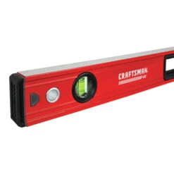 Craftsman Magnetic Box Beam Level - Lighted - 48" - Red And Black