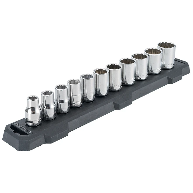 Craftsman Standard 1/2-in Socket Set - SAE - 11 Pieces 3 Craftsman Standard 1/2-in Socket Set - SAE - 11 Pieces