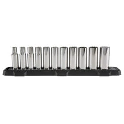 Craftsman Deep Socket Set - 1/2" - SAE - 11 Pieces