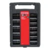 Craftsman Impact Socket Set - 1/2" - SAE - 12 Pieces