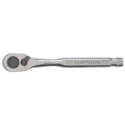 Craftsman Ratchet - Chrome - Pear Head - 1/4" - 120 Teeth -Tool Nomic Sales 00276708 L