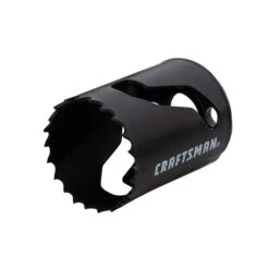 Craftsman Hole Saw - 1 1/2-in Dia - Bi-Metal - Non-Arboured - Black