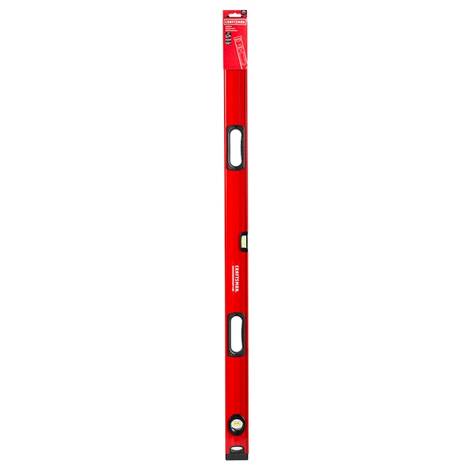 Craftsman Box Beam Level - 48" - 2 Handles - Red And Black 3 Craftsman Box Beam Level - 48" - 2 Handles - Red And Black