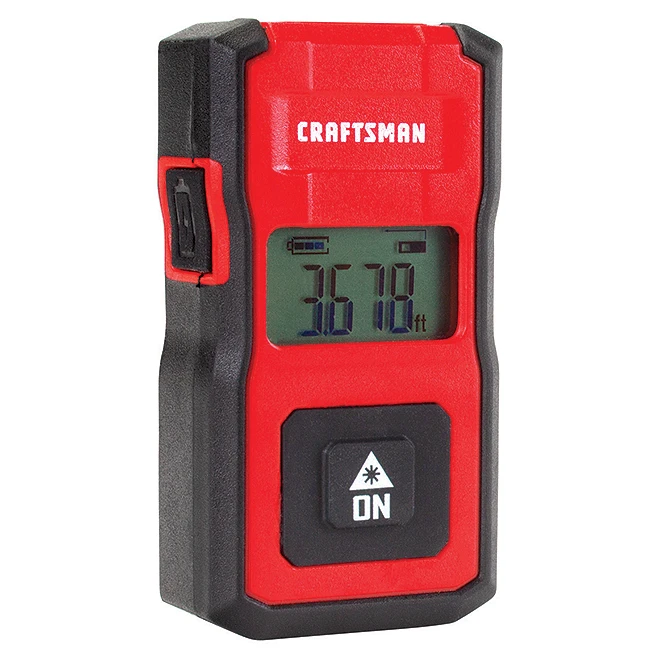 Craftsman Pocket Laser Distance Measurer - 40' 3 Craftsman Pocket Laser Distance Measurer - 40'