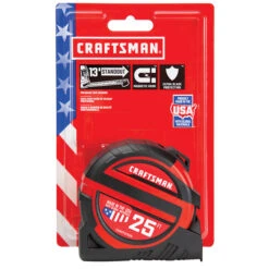 Craftsman Magnetic PRO-13 Measuring Tape - 1.25'' X 25' - Red
