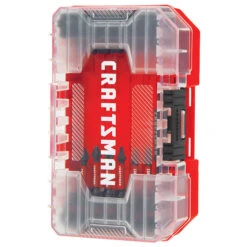 Craftsman Impact Rated 29-Piece Screwdriver Bit Set - Hard Protective Case - Hex Shank -Tool Nomic Sales 00276835 L