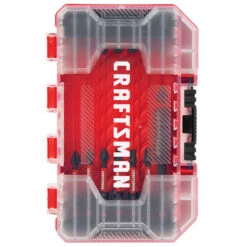 Craftsman Impact Rated 29-Piece Screwdriver Bit Set - Hard Protective Case - Hex Shank