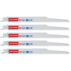 Craftsman Bi-Metal Reciprocating Saw Blade - 9-in L - 56 TPI - 5 Per Pack