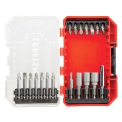 Craftsman 19-Pc Screwdriver Bit Set - CNC-Machined Tip - Hex Shank - Steel - Storage Case -Tool Nomic Sales 00276889 L