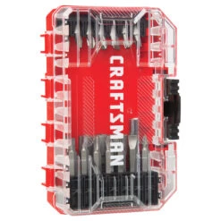 Craftsman 19-Pc Screwdriver Bit Set - CNC-Machined Tip - Hex Shank - Steel - Storage Case -Tool Nomic Sales 00276889e L