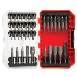 Craftsman 38-pc Screw Driver Bit Set - CNC-Machined Tip - Hex Shank - Steel - Hard Storage Case -Tool Nomic Sales 00276890 L