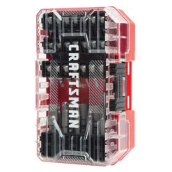 Craftsman 38-pc Screw Driver Bit Set - CNC-Machined Tip - Hex Shank - Steel - Hard Storage Case -Tool Nomic Sales 00276890d L