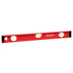 Craftsman I-Beam Level - 24" - 360° Vials - Aluminum - Red And Black -Tool Nomic Sales 00276924b L