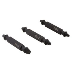 Craftsman DoubleLok Screw Extractor Set - Assorted Sizes - M2 High-Speed Steel - 3-Pack