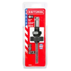 Craftsman Hole Saw Arbor - 1/2-in Dia - Split Point Tip - Hex Shank - Carbon Steel