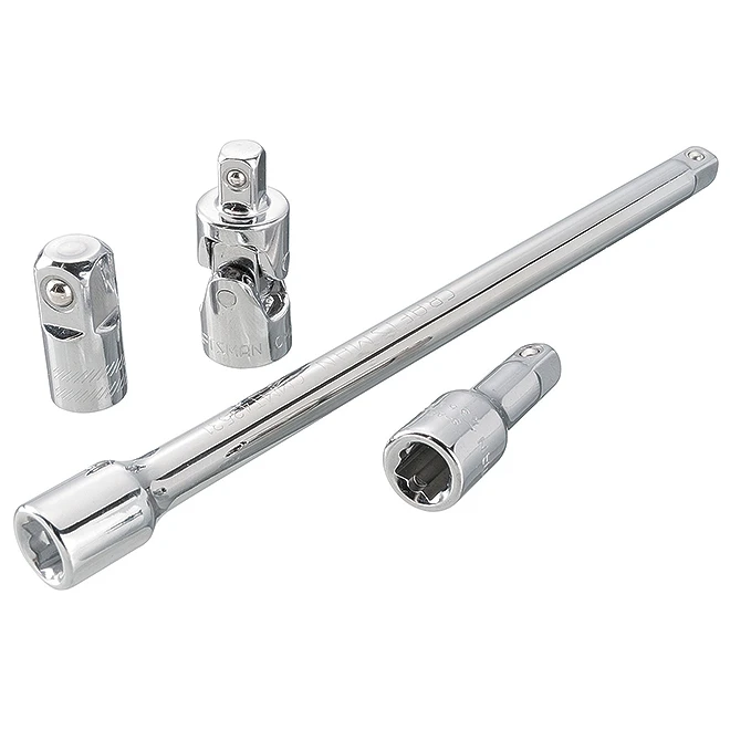 Craftsman Accessory Set - Chrome - 1/4" - 4 Pieces 3 Craftsman Accessory Set - Chrome - 1/4" - 4 Pieces