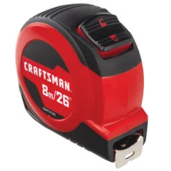 Craftsman Self-Locking Measuring Tape - 1'' X 26' - Red 9 Craftsman Self-Locking Measuring Tape - 1'' X 26' - Red -Tool Nomic Sales 00277072c L