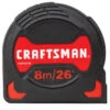 Craftsman PRO-10 Measuring Tape - 1.25'' X 26' - Black And Red -Tool Nomic Sales 00277073b L