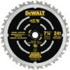 DeWalt Carbide Demolition Circular Saw Blade - Carbide - 7 1/4-in Dia - 24 Tooth - 18? Hook Angle -Tool Nomic Sales 00277103 L
