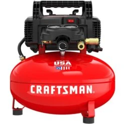 Craftsman Oil-Free Air Compressor - 6-gal. - 150 Psi - Red And Black
