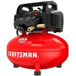 Craftsman Oil-Free Air Compressor - 6-gal. - 150 Psi - Red And Black -Tool Nomic Sales 00277116b L