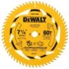 DeWalt Wood Circular Saw Blade 7 1/4-in Dia 60 Carbide Tooth - ATB Grind -Tool Nomic Sales 00277171 L