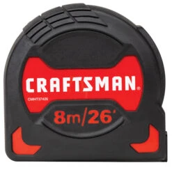 Craftsman Crasftman Easy Grip 26-ft Measuring Tape -Tool Nomic Sales 00277211b L