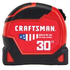 Craftsman Pro-11 Measuring Tape Pro Reach 30-ft Black/Red -Tool Nomic Sales 00277228 L