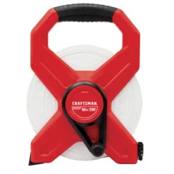 Craftsman Long Measuring Tape 0.5 In X 200-ft Red