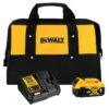 DeWalt 5 Ah 20 V Max Lithium-ion Battery, Charger And Tool Bag Kit