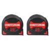 Craftsman Easy Grip 2-Pack 25-ft Measuring Tapes 2 Craftsman Easy Grip 2-Pack 25-ft Measuring Tapes -Tool Nomic Sales 00277332 L