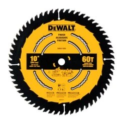 DeWalt 10-in Circular Saw Blade - 60T Carbide Teeth - Fine Finish -Tool Nomic Sales 00277442b L
