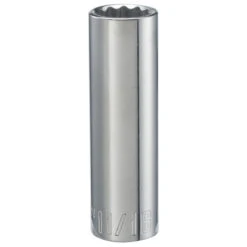Craftsman 12-Point Steel Deep Socket - 11/16-in - 1/2-in Drive