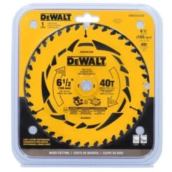 DeWALT 1-Pack 6-1/2-in 40-Tooth Dry Cut Only Standard Tooth Circular Saw Blade -Tool Nomic Sales 00277544b L