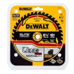 DeWALT 1-Pack 6.5-in 40-Tooth Dry Cut Only Combination Tooth Carbide Circular Saw Blade