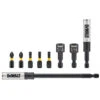 DEWALT Black Steel Impact Driver Bit Set - 9 Accessories